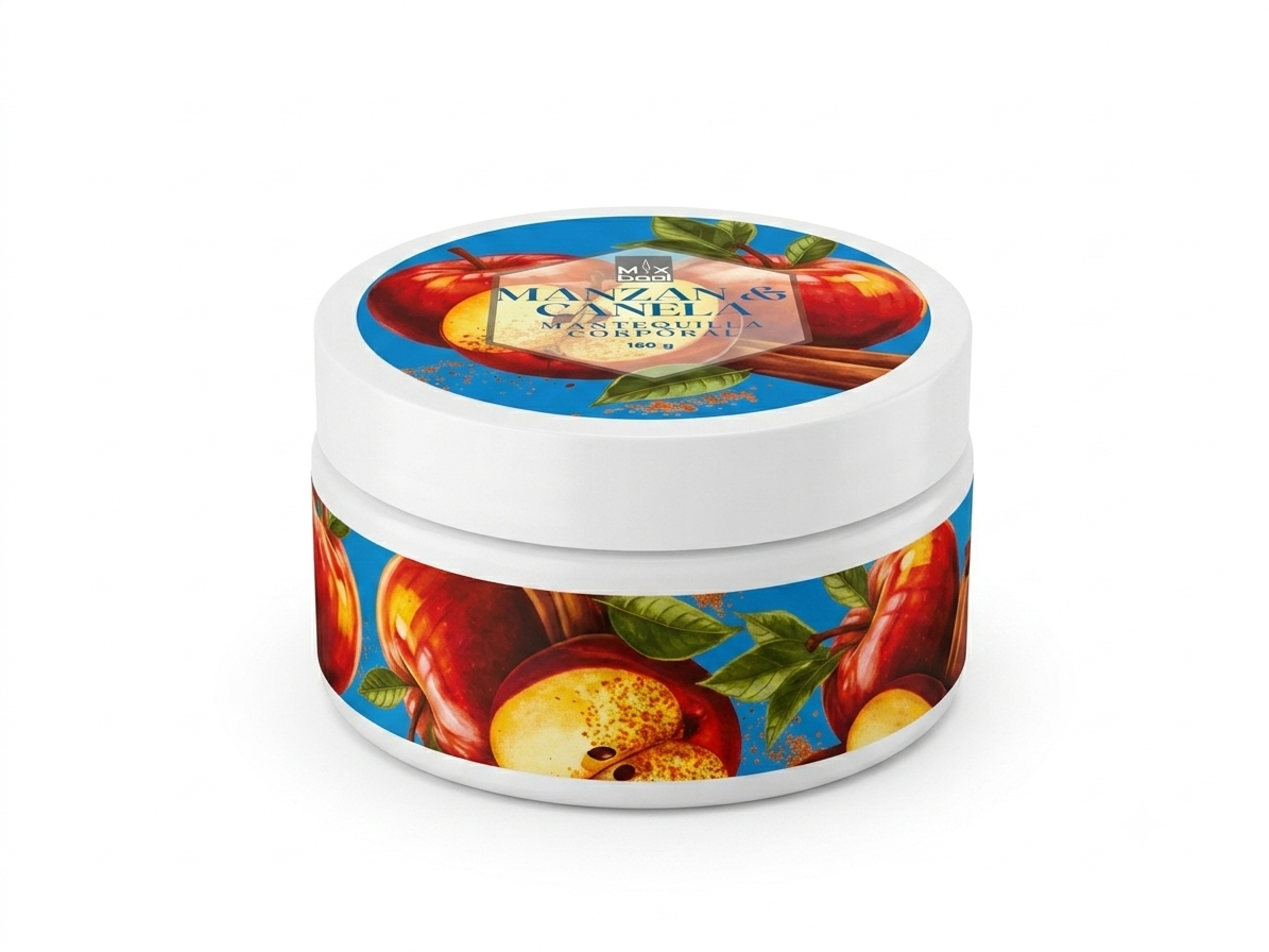 Mantequilla de Manzana & Canela (Crema extra humectante para piel extra seca o sensible) 160 g