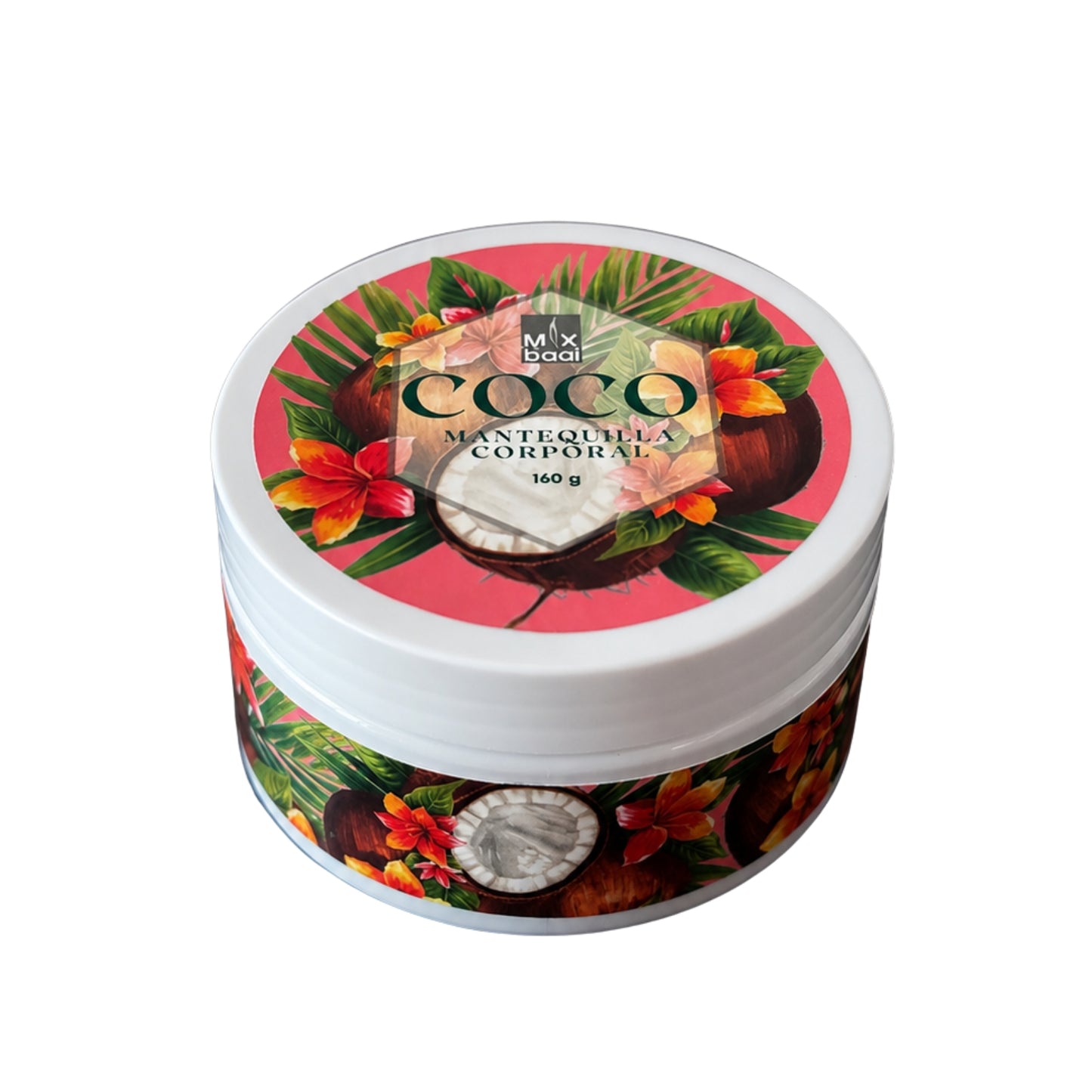 Mantequila Corporal de Coco (Crema extra humectante para piel extra seca o delicada) 160g